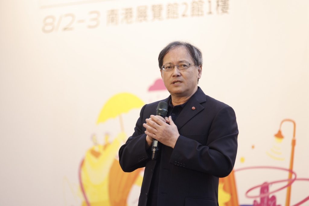 中華民國對外貿易發展協會 王熙蒙秘書長。(圖/社團法人小樹傳愛協會 提供)