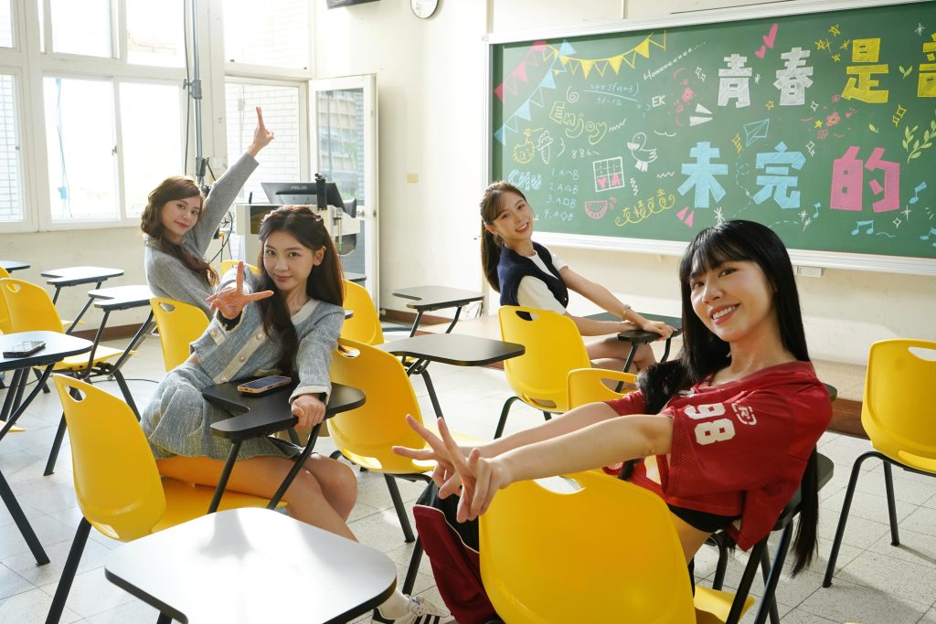 MV邀請《炸裂吧女孩紅隊》成員 各務禮美奈、宋宋、林芷芸 共同演出。（圖／KEYMAXii 提供）