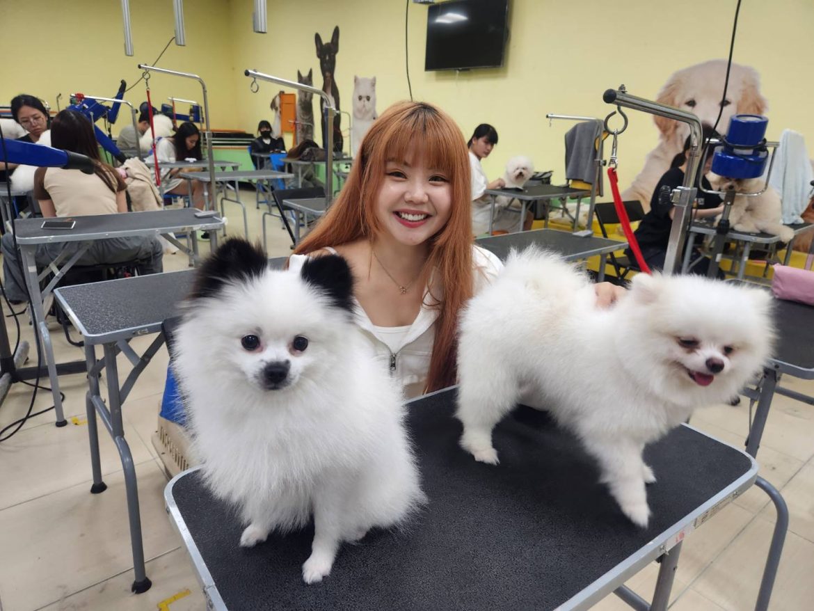 圖:比熊擔任台北海大新媒體導師,也是網紅的「機車教授」林威克對她知無不言的分享很感動。(台北海大提供) 圖:比熊擔任台北海大新媒體導師,也是網紅的「機車教授」林威克對她知無不言的分享很感動。(台北海大提供)